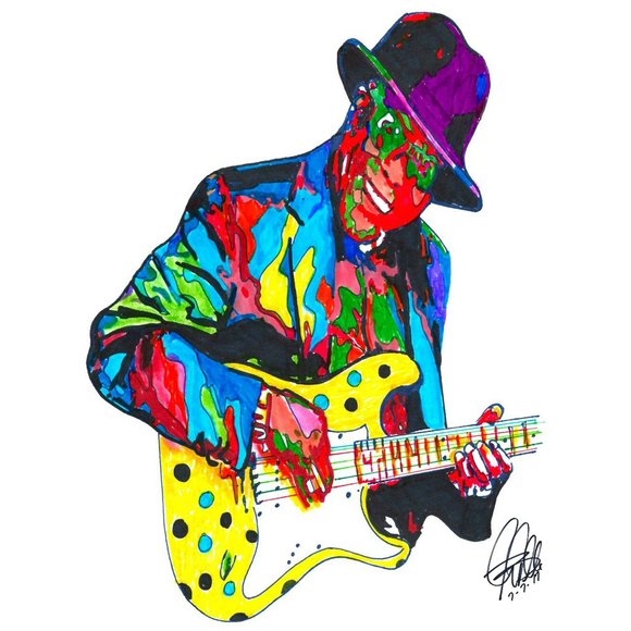 Buddy Guy Guitar Chicago Blues Music Poster Print Wall Art 18x24 - Picture 1 of 5